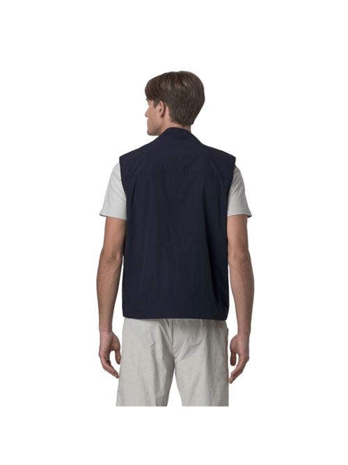 gilet uomo nylon blu K-WAY | K7127VWK89